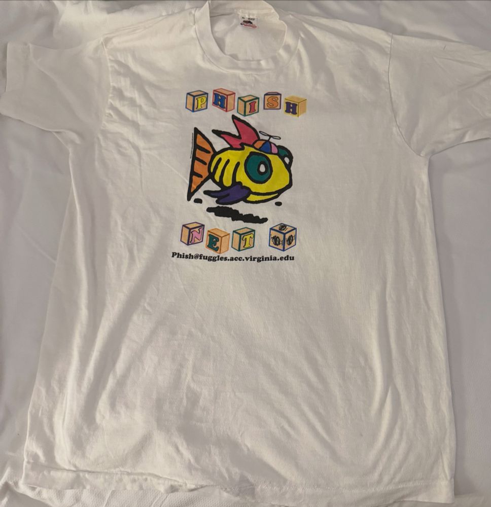 Original phish.net shirt and logo 