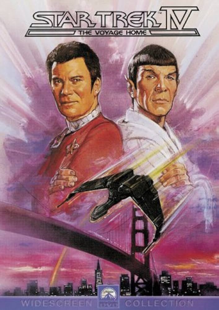Star Trek IV movie poster. 