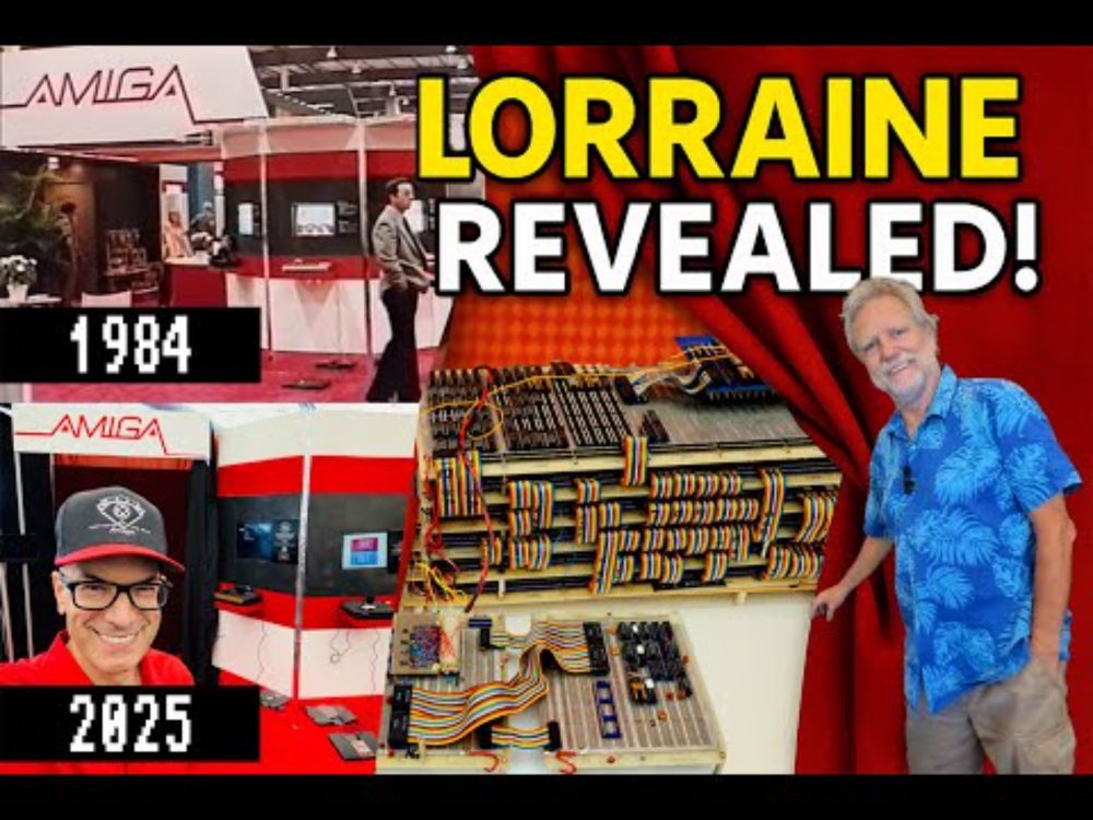 Amiga Prototype “Lorraine” Revealed! Incredible 1984 CES Booth Re-Creation with Dale Luck Amiga/40