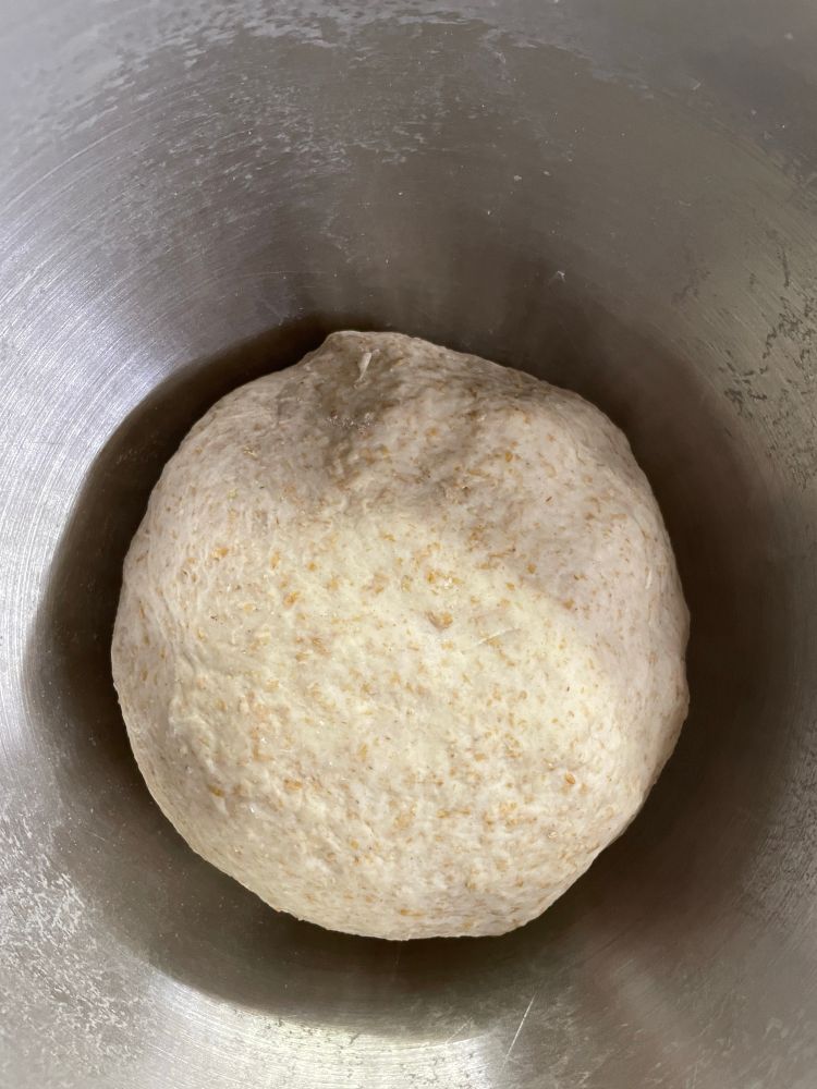 A dough ball for the chapatis 