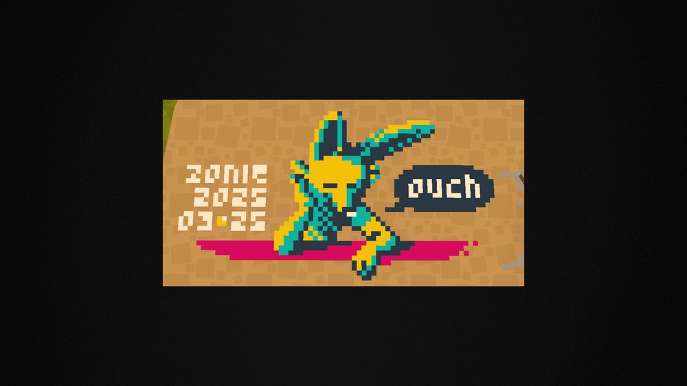 Same drawing as the left picture, except cropped to only the yellow fox portion, without the duck meme portion.