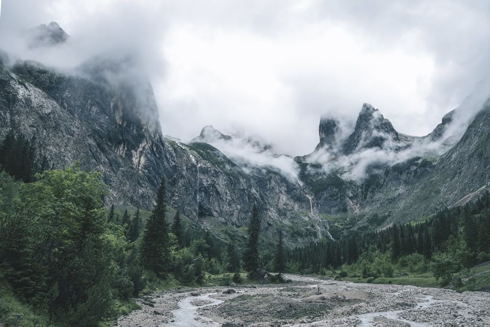 The view at the end of the hiking path.