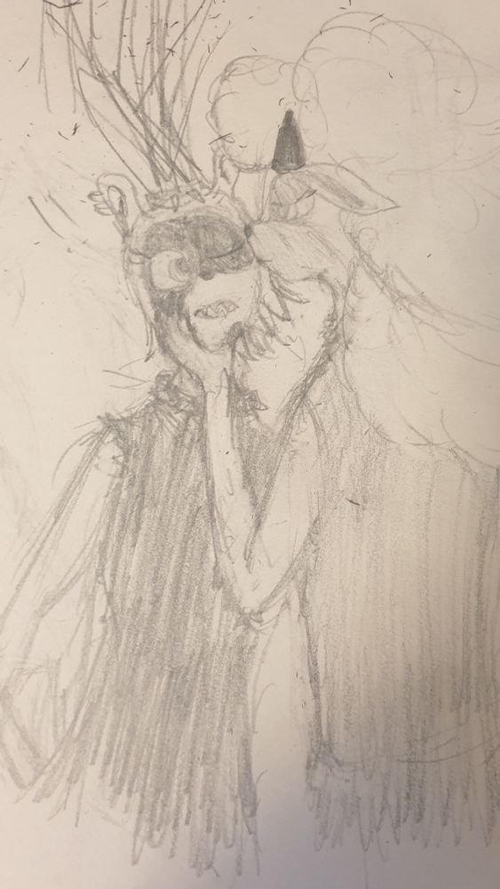 An art of Surgolin, the ship of Lanolin and Surge! Lanolin calmly stands looking slightly down at Surge as she cups Surge's head with her hand and pulls it towards her to give her a kiss on the cheeck. Lanolins eyes are calm and half closed as her wool is free and loose. Surge is surprised with one eye open and another, on the side of where Lanolin is kissing her, Closed. Her mouth slightly agape, clearly not expecting it. However clearly still happy as her tail wags quickly and excitedly in the bottom left corner of the image :>