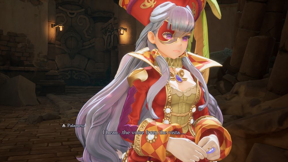 Palamena wearing a tricorn hat (Visions of Mana)