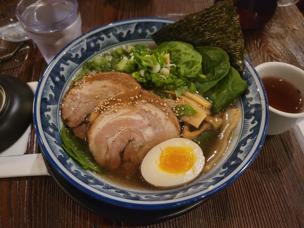 Chashu ramen with egg