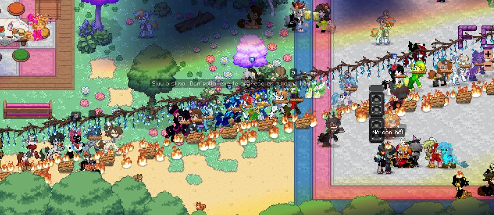 My part of a very long bread conga line, extending beyond the stage