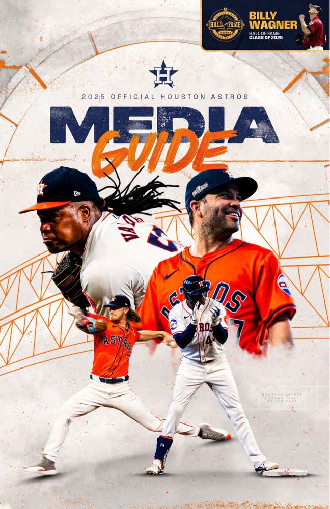 2025 Houston Astros Media Guide Cover.
