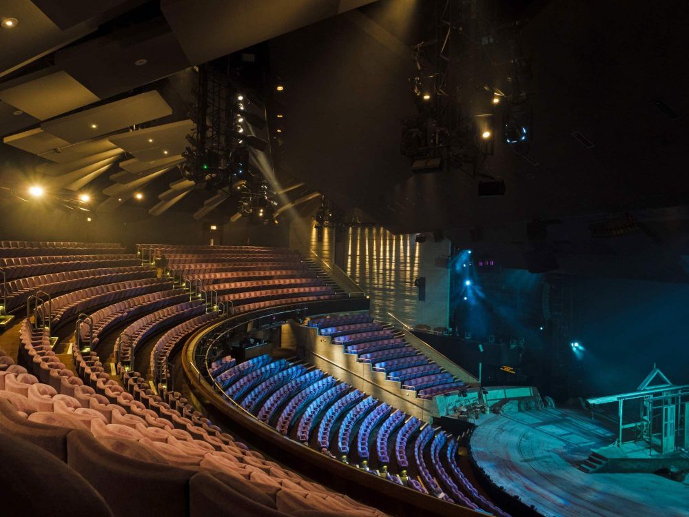 Olivier Theatre auditorium at the National Theatre