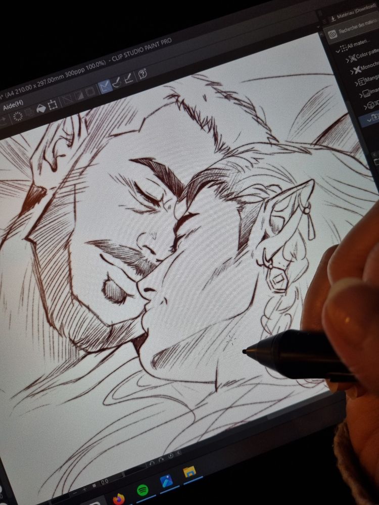 Orlox and Mizrak from Castelvania Nocturne sleeping together, peacefully. 