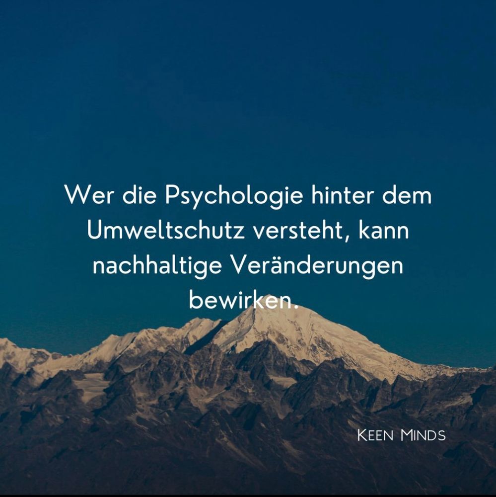 Wer die Psychologie hinter dem Umweltschutz versteht, kann nachhaltige Veränderungen bewirken.