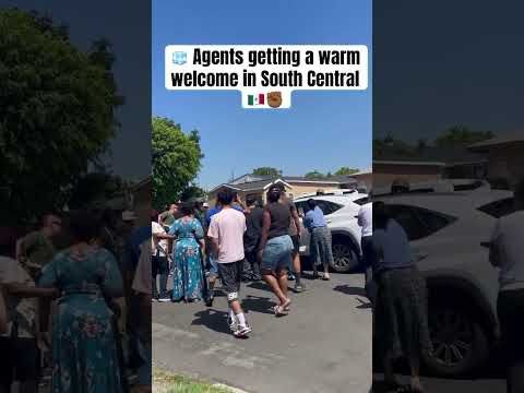 Ice agents with mask on not providing names or badge number.