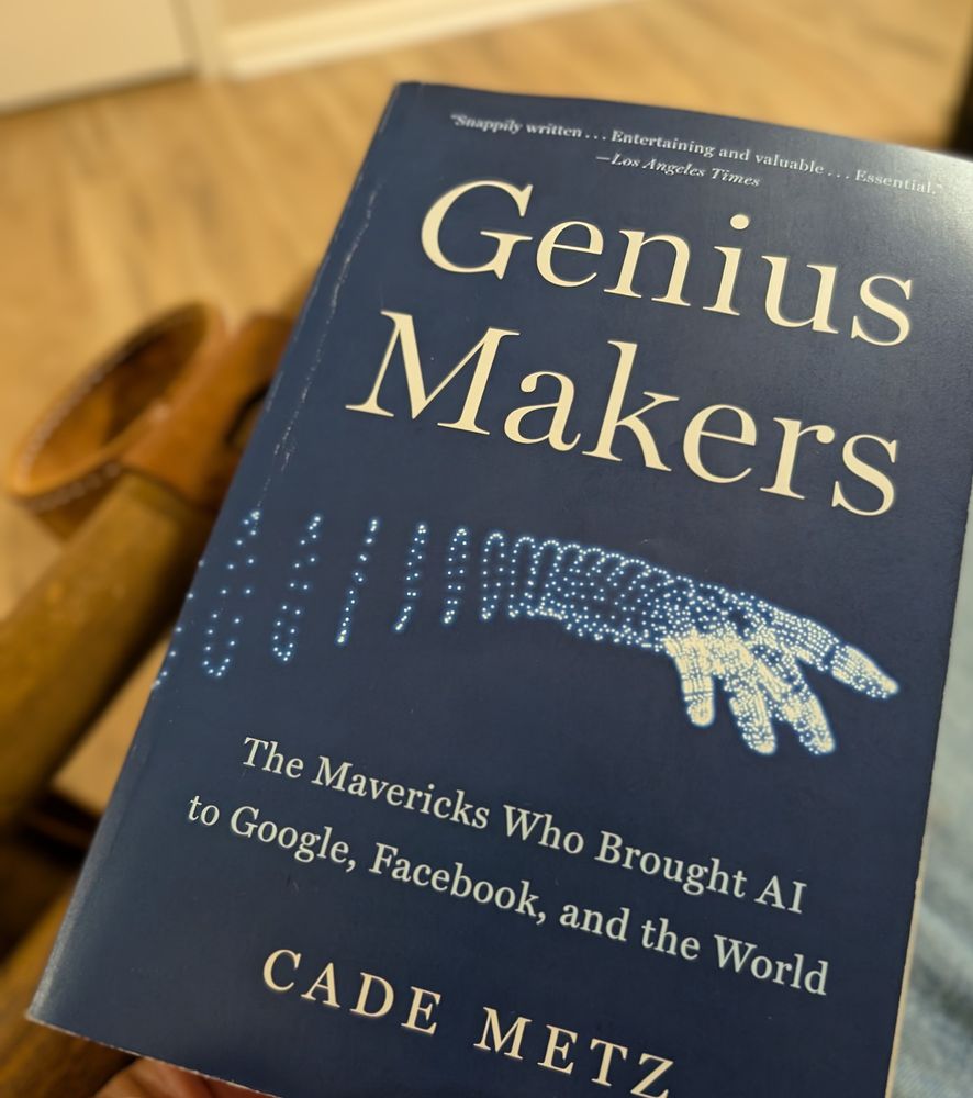 Book, Genius Makers by Cade Metz