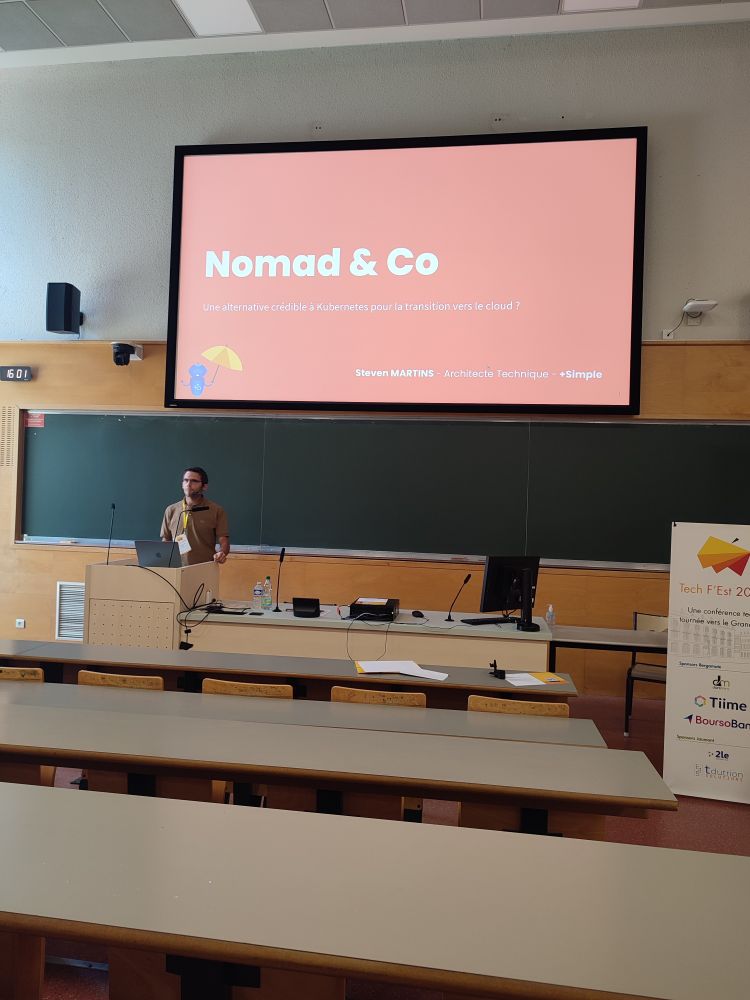 Steven Martins nous présente "Nomad & Co: une alternative crédible a Kubernetes pour la transition vers le cloud?" 