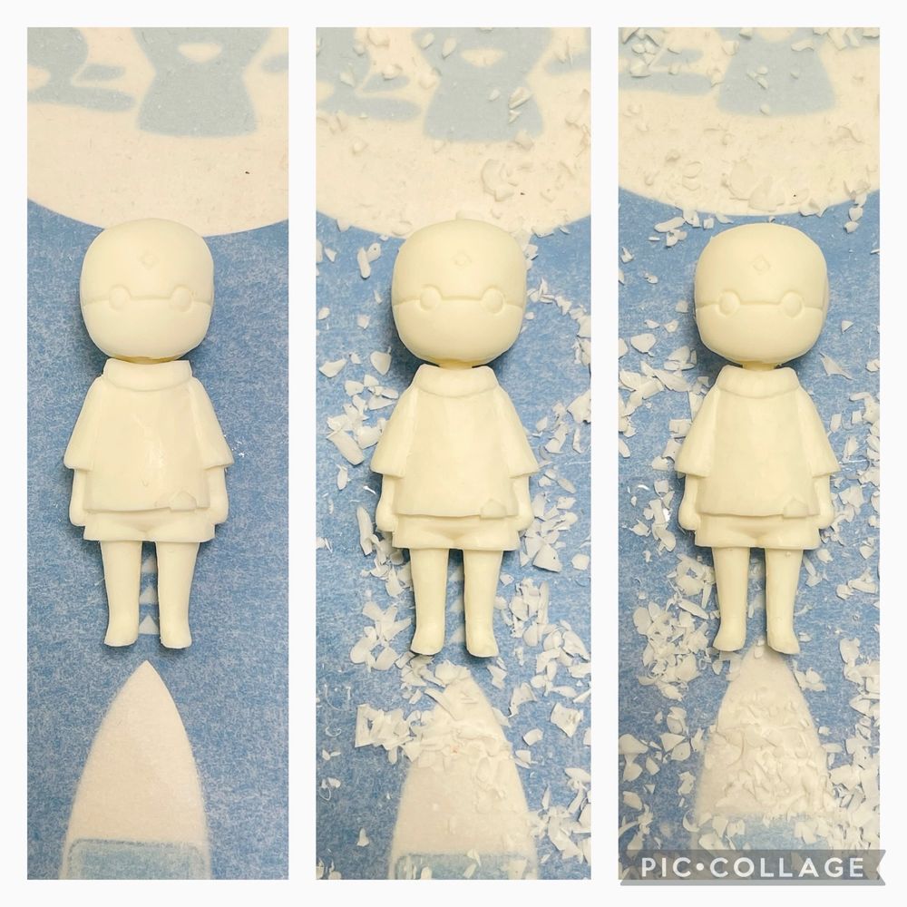 右に行くほど削ってます