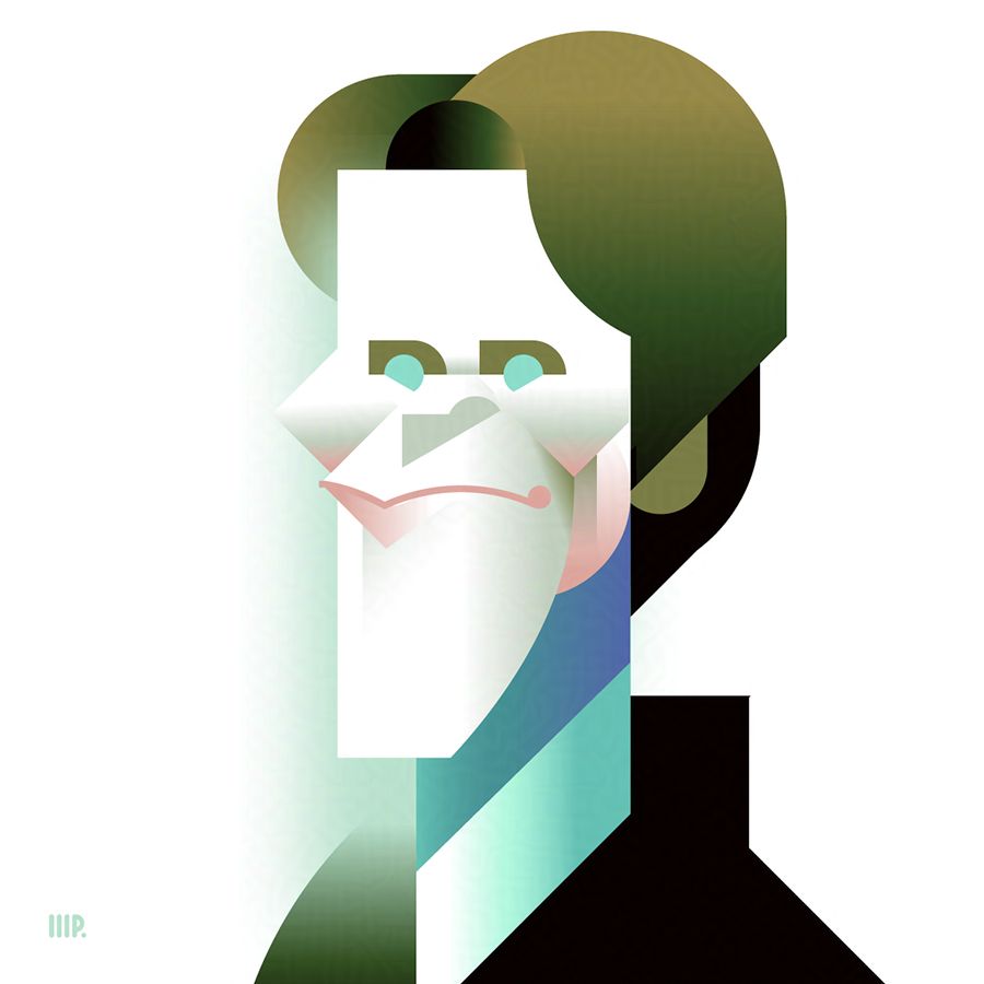Caricature of Willem Dafoe