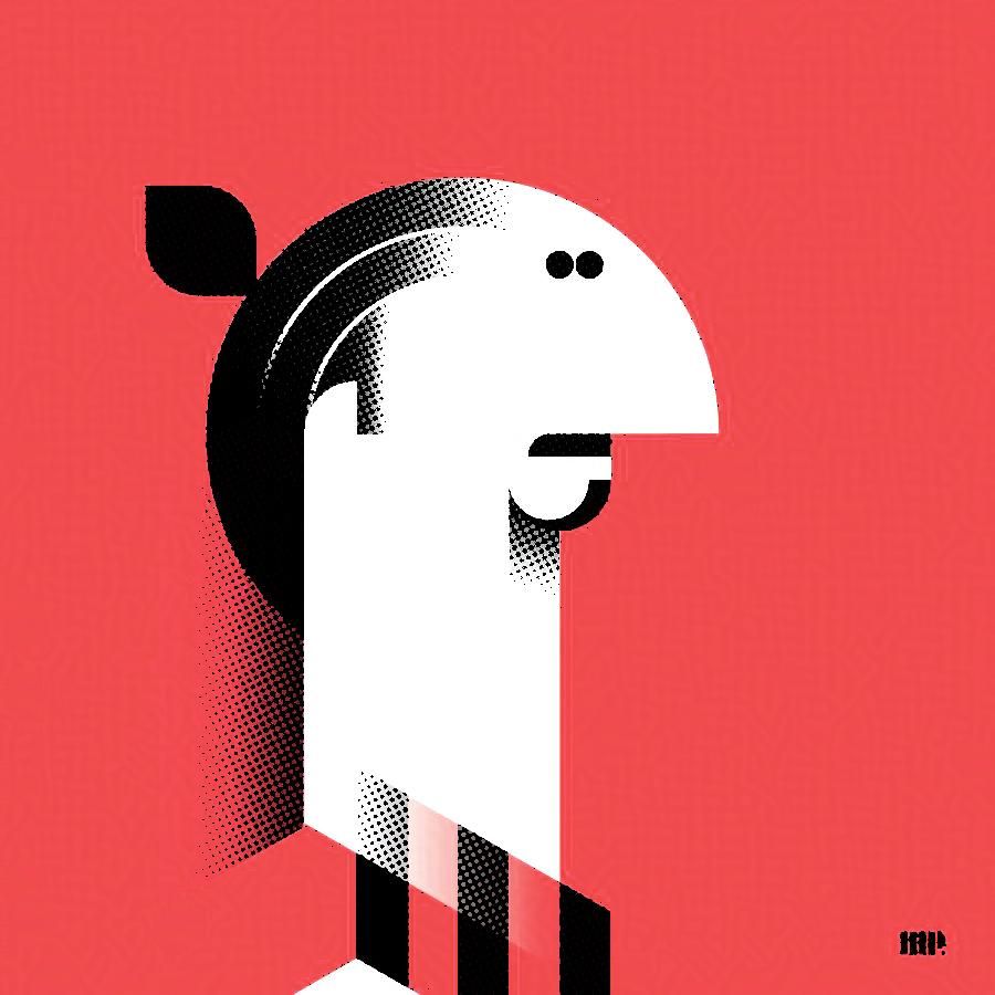 Caricatura de Zlatan Ibrahimović