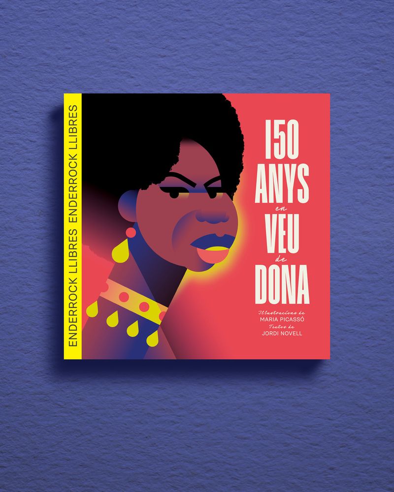 Book cover featuring a caricature of Nina Simone