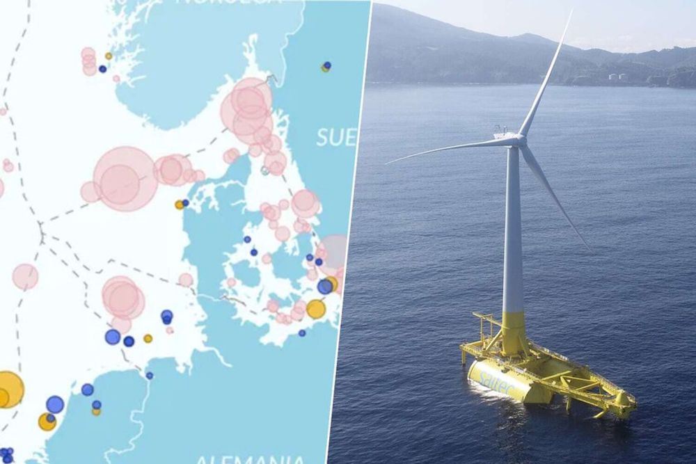 Todos los proyectos de energÃ­a eÃ³lica off-shore instalados en Europa, reunidos en un magnÃ­fico mapa