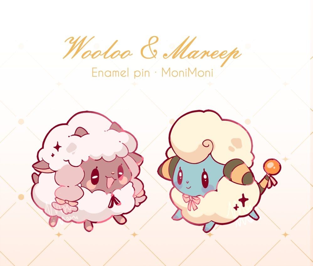  Wooloo a cute  sheep from #pokemon and Mareep they will be avaible at my store #sheep