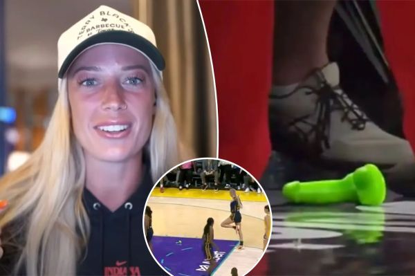 Multiple incidents involving a neon green sex toy being tossed on the court have paused recent games.