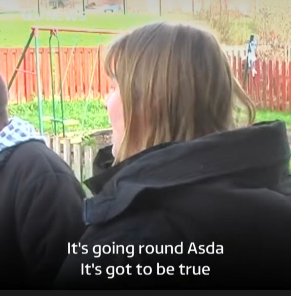 That woman in the Shannon Matthews documentary who, after unverified rumours of Karen Matthews being arrested began, explained 