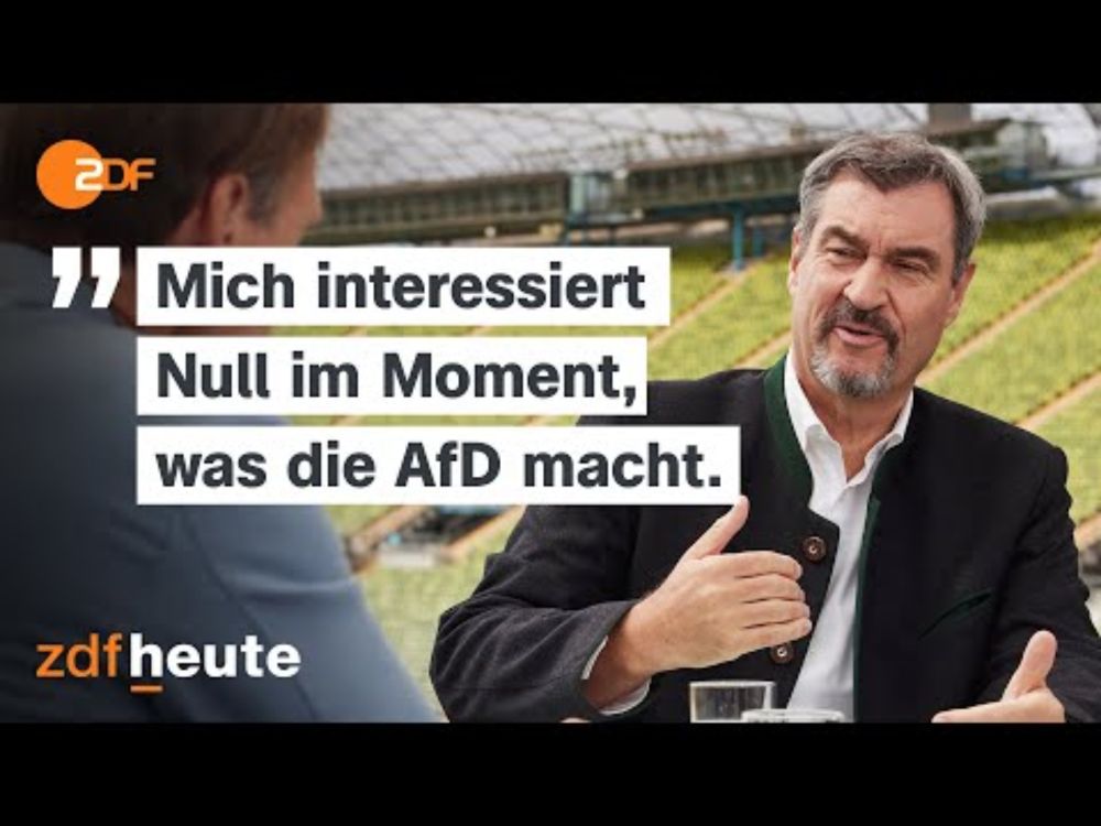 CSU-Chef Markus Söder im ZDF-Sommerinterview zu AfD, Bürgergeld, Migration und Mütterrente