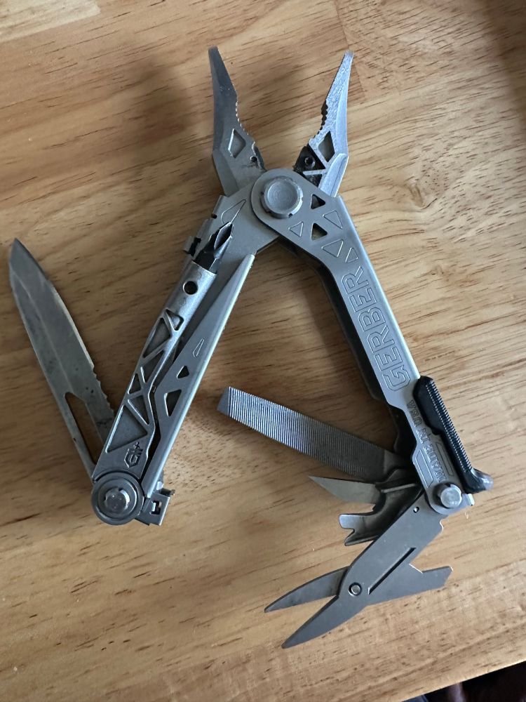 a gerber multitool. 