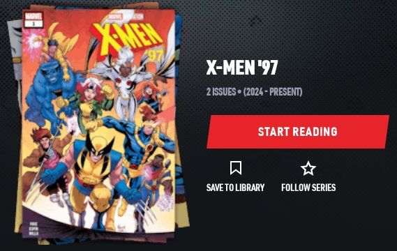 マーベル・コミック“X-MEN'97”#1のカバー画像