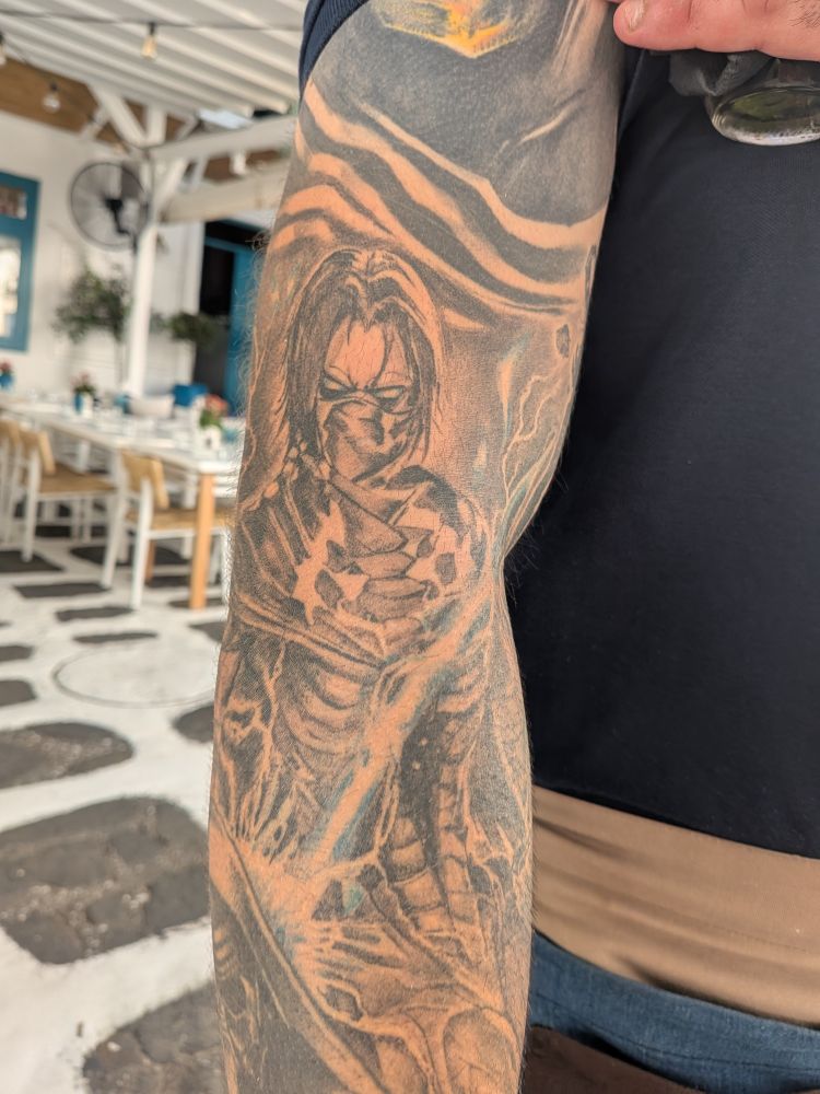 Photo d'un tatouage de Raziel de Legacy of Kain