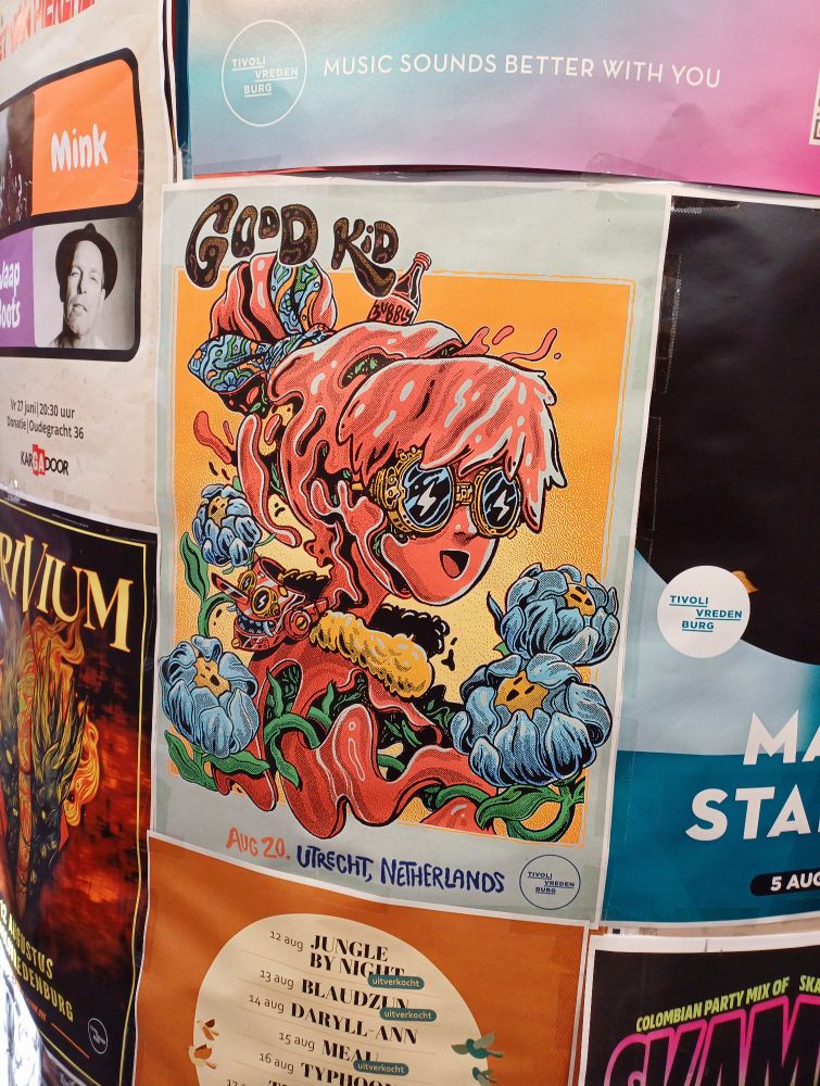 Advert for a Good Kid concert in Utrecht