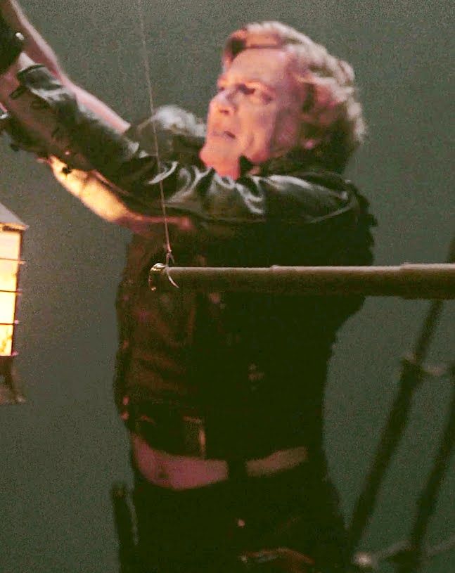 Stede Bonnet in ofmd s1 where he's wearing Ed's leathers and he's up in the maintop helping to be a lighthouse