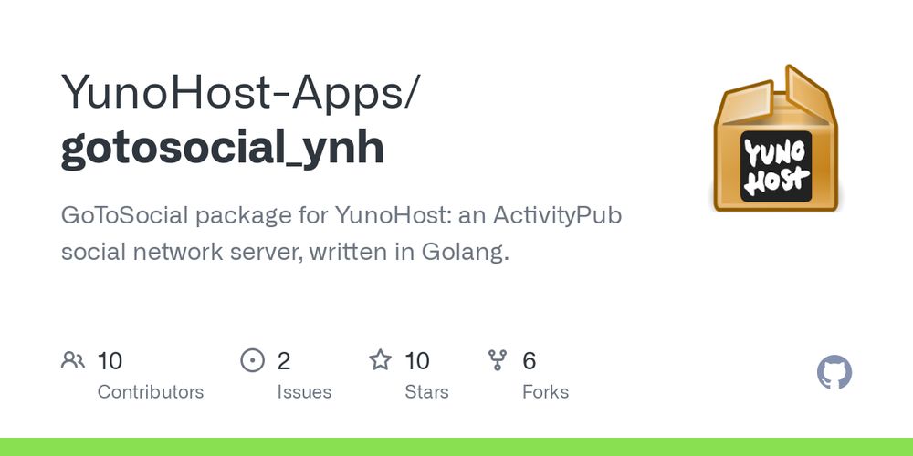 gotosocial_ynh/LICENSE at master · YunoHost-Apps/gotosocial_ynh