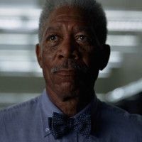 Morgan Freeman as Lucius Fox