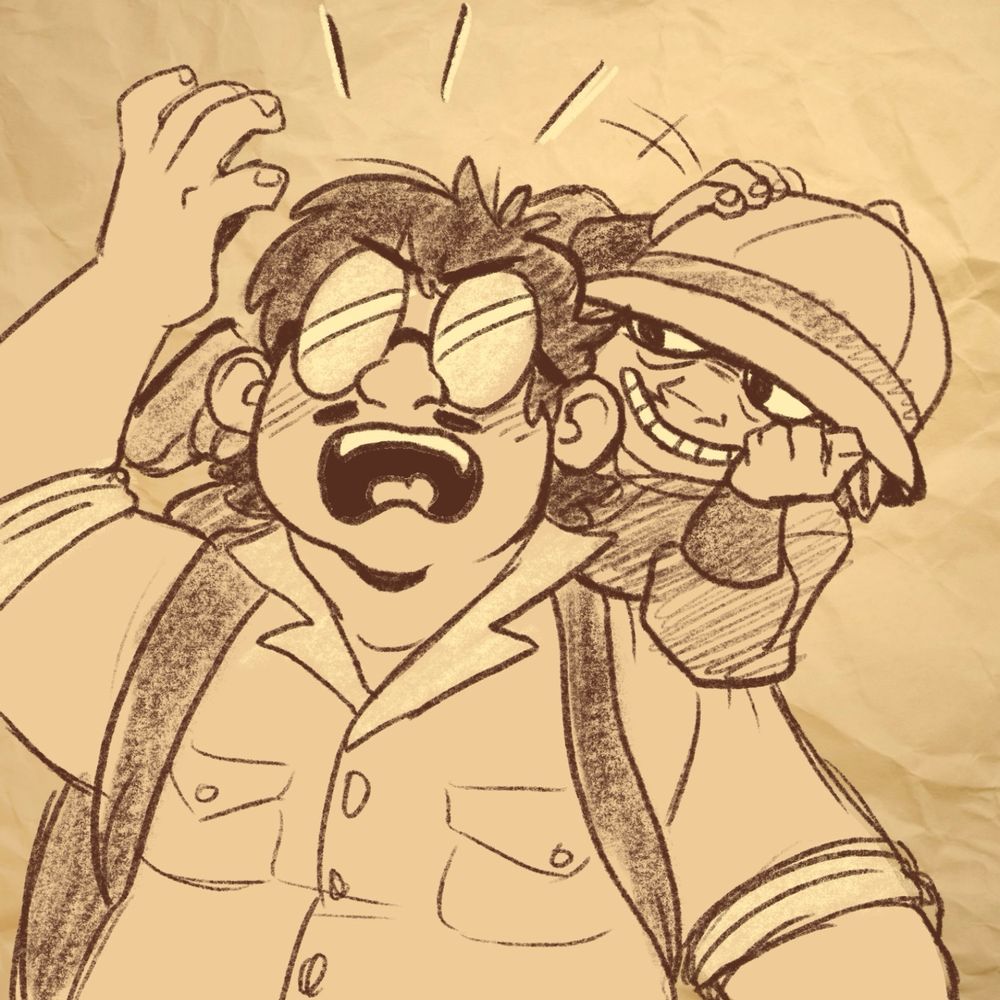 Shatlin the gnome stealing Tobi the human’s hat