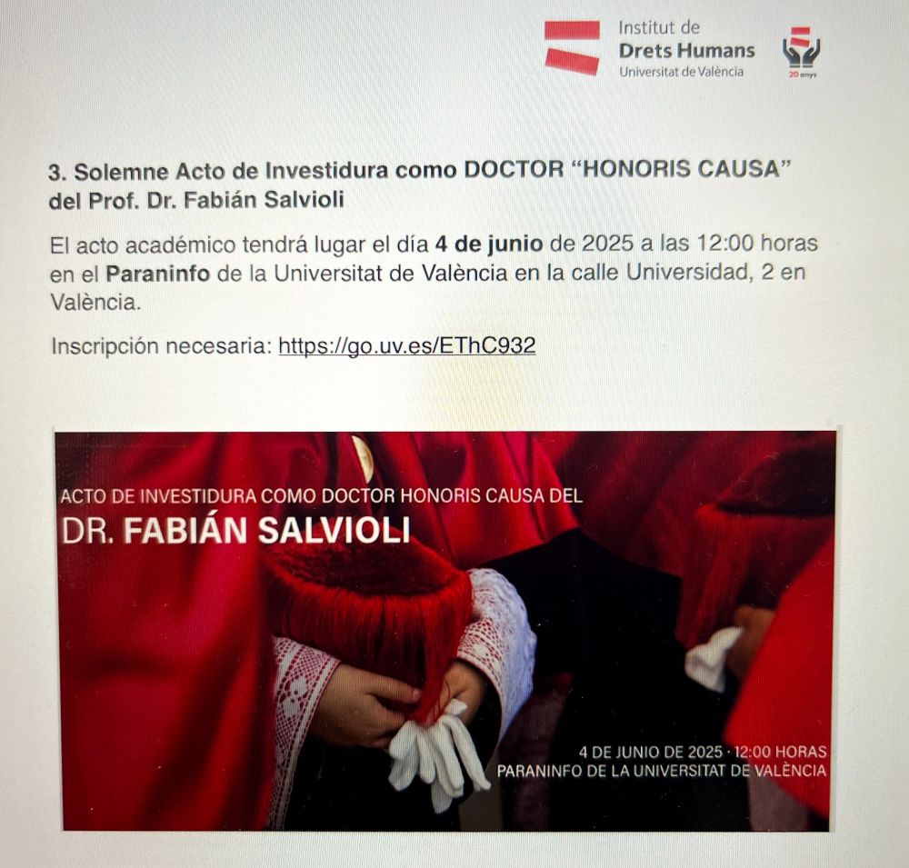 conexión al acto de investidura