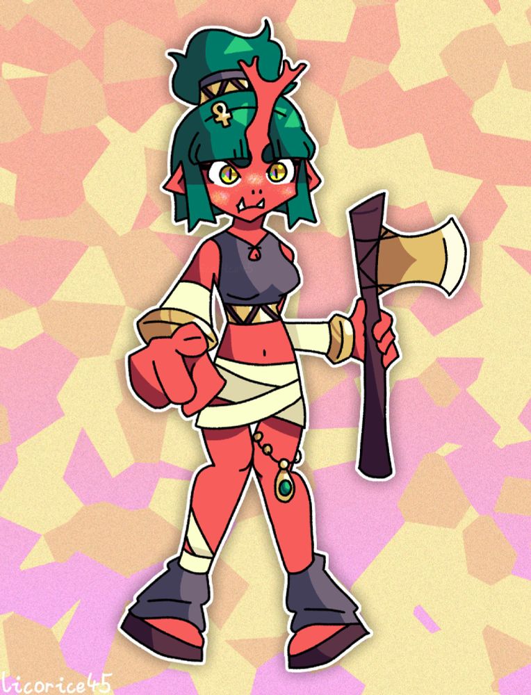 Drawing of the said OC