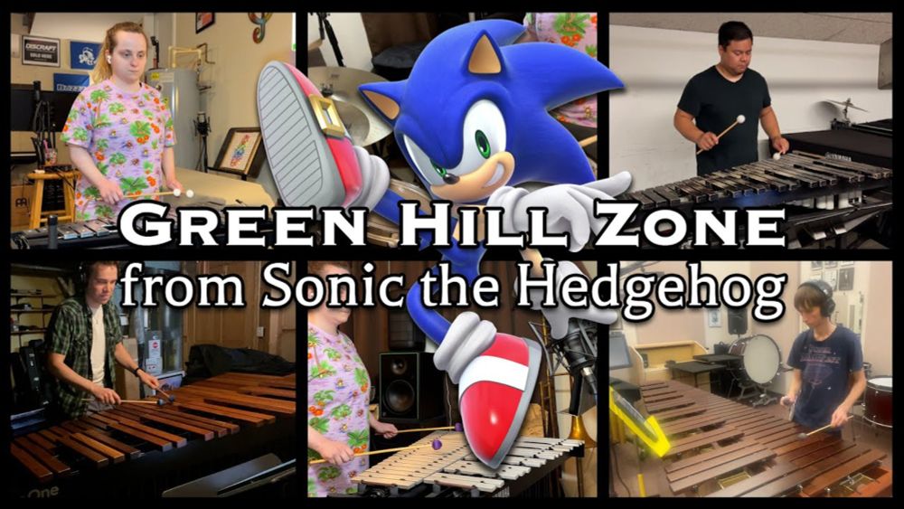 Green Hill Zone - Sonic the Hedgehog (Percussion Cover) | V-Ron Media ft. VGM Percussion Friends!