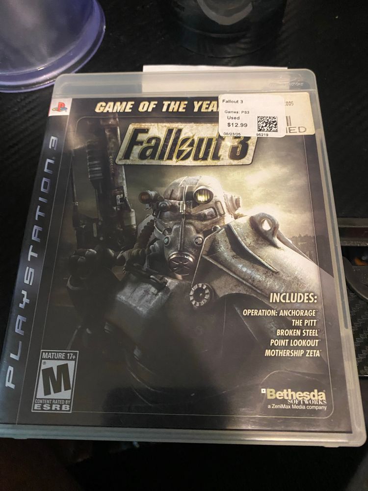 Fallout 3 Game of the Year on PS3