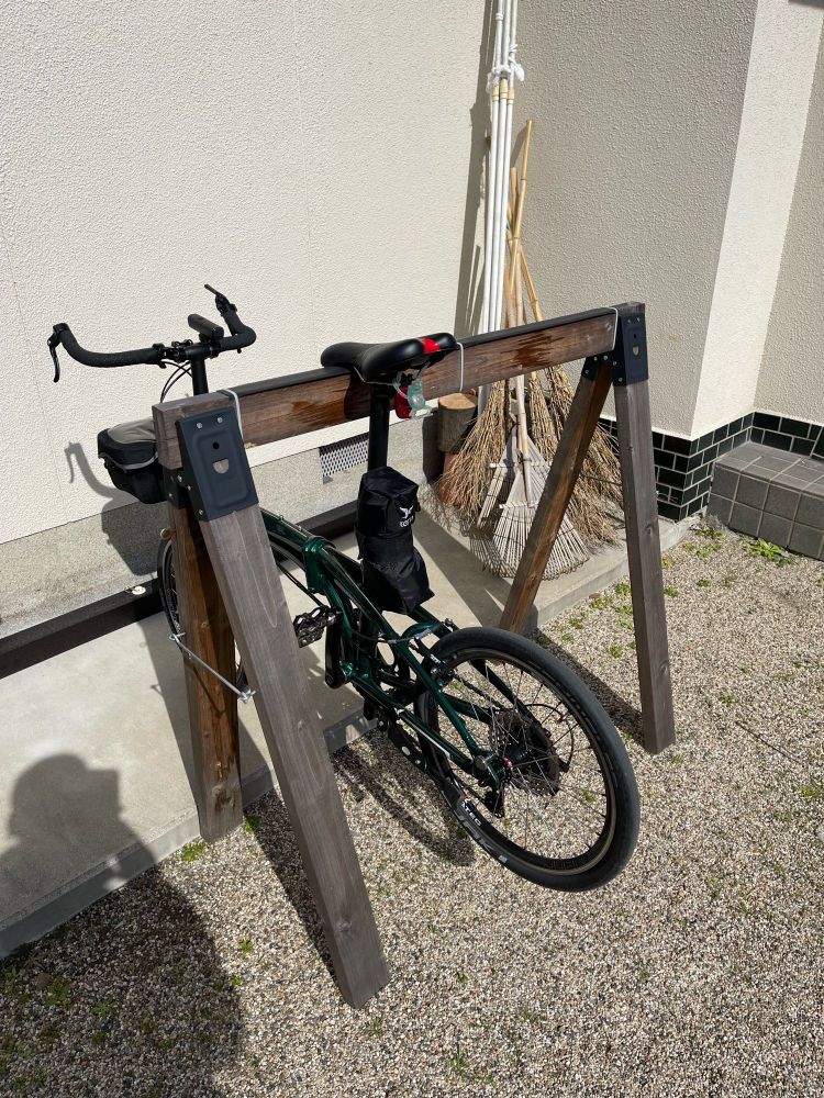 菅原神社サイクルラック