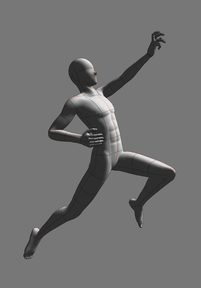 3D Model of mock-up pose.