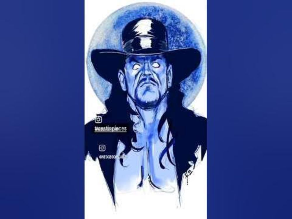 it's phenom Friday #undertaker #sketch #drawing #artist #timelapse #art #speeddrawing #timelapseart