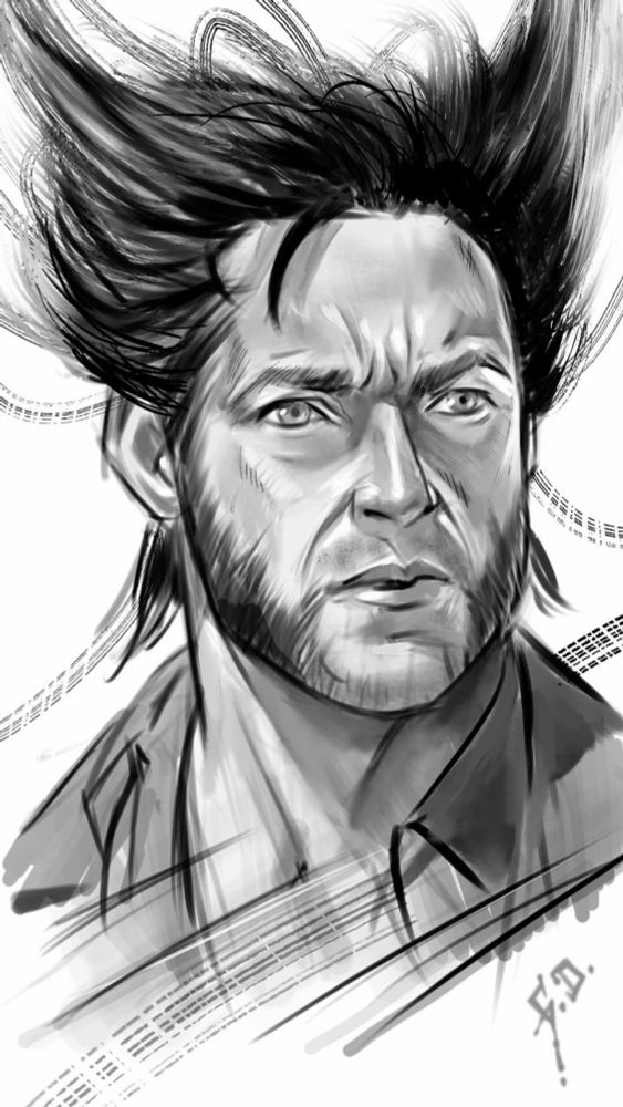 Wolverine Wednesday #sketchoftheday✏️ 

#wolverine #hughjackman...