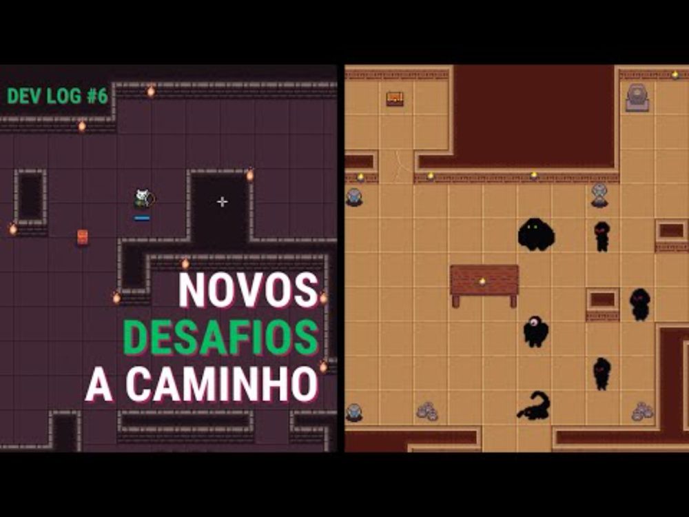 Novo Cenário e Novos Inimigos Chegando! | Catventure dev log #06