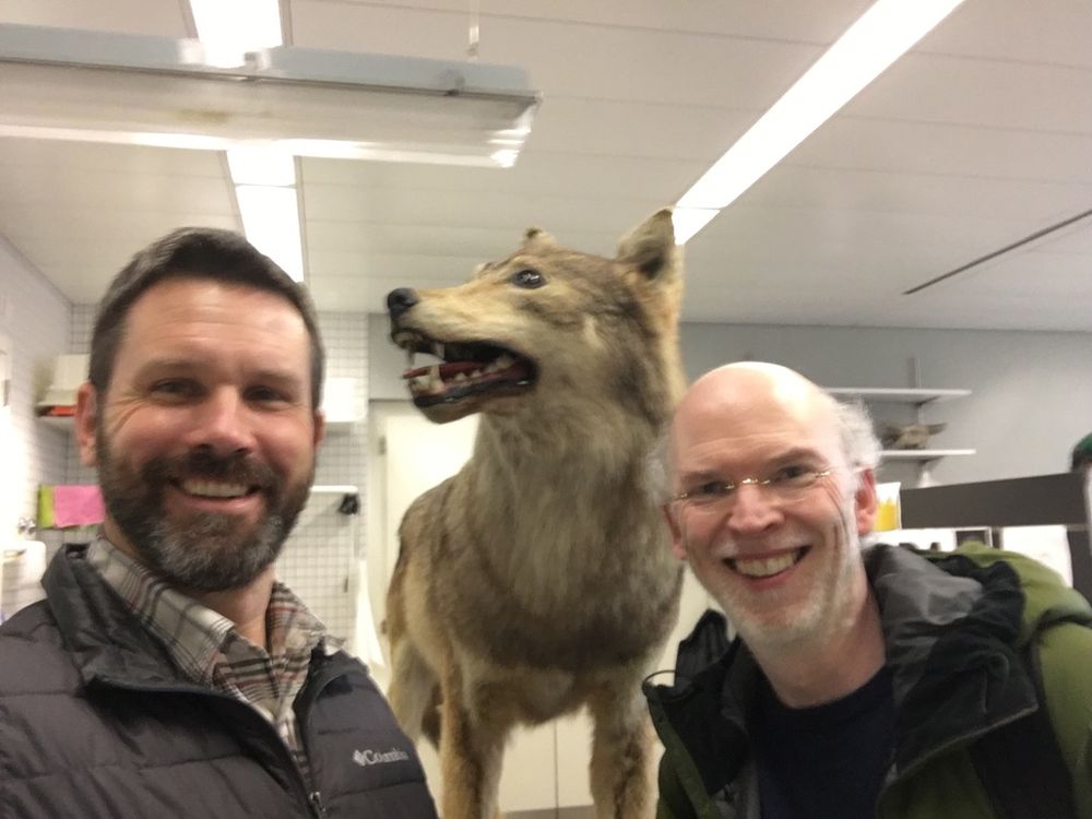 Lukas Keller, Chris Funk, and fury toothy friend.
