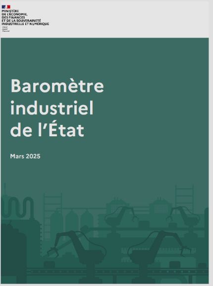 Couverture du Baromètre industriel de l'Etat - Mars 2025