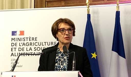 La ministre de l'agriculture 