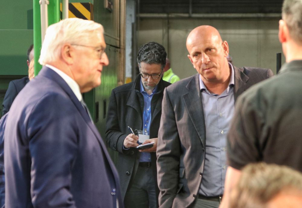 Steinmeier in Delitzsch