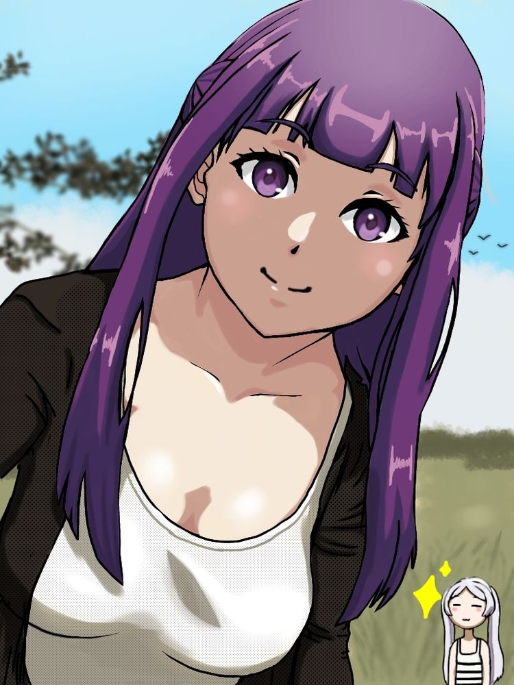 Fern and Freiren chillin 