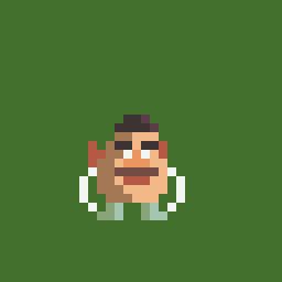 simple 8 bit attempt at Mr. Potato Head