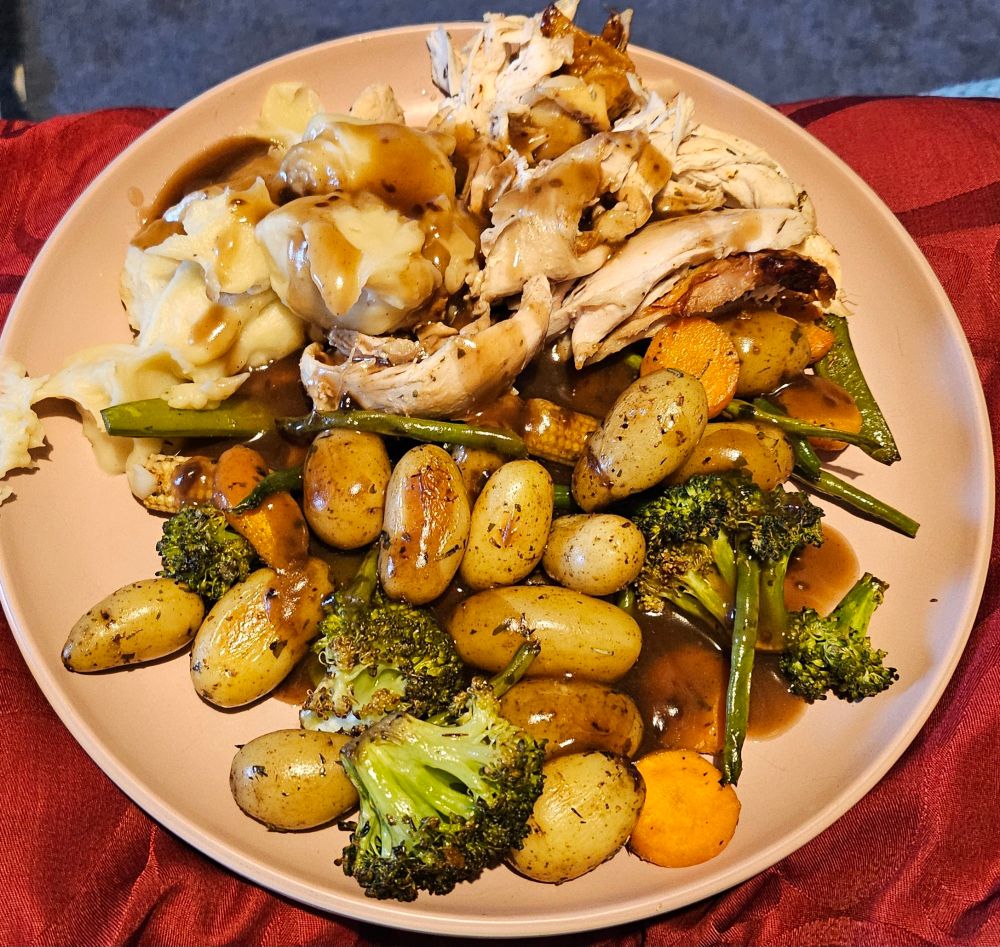 Sunday roast made by my partner